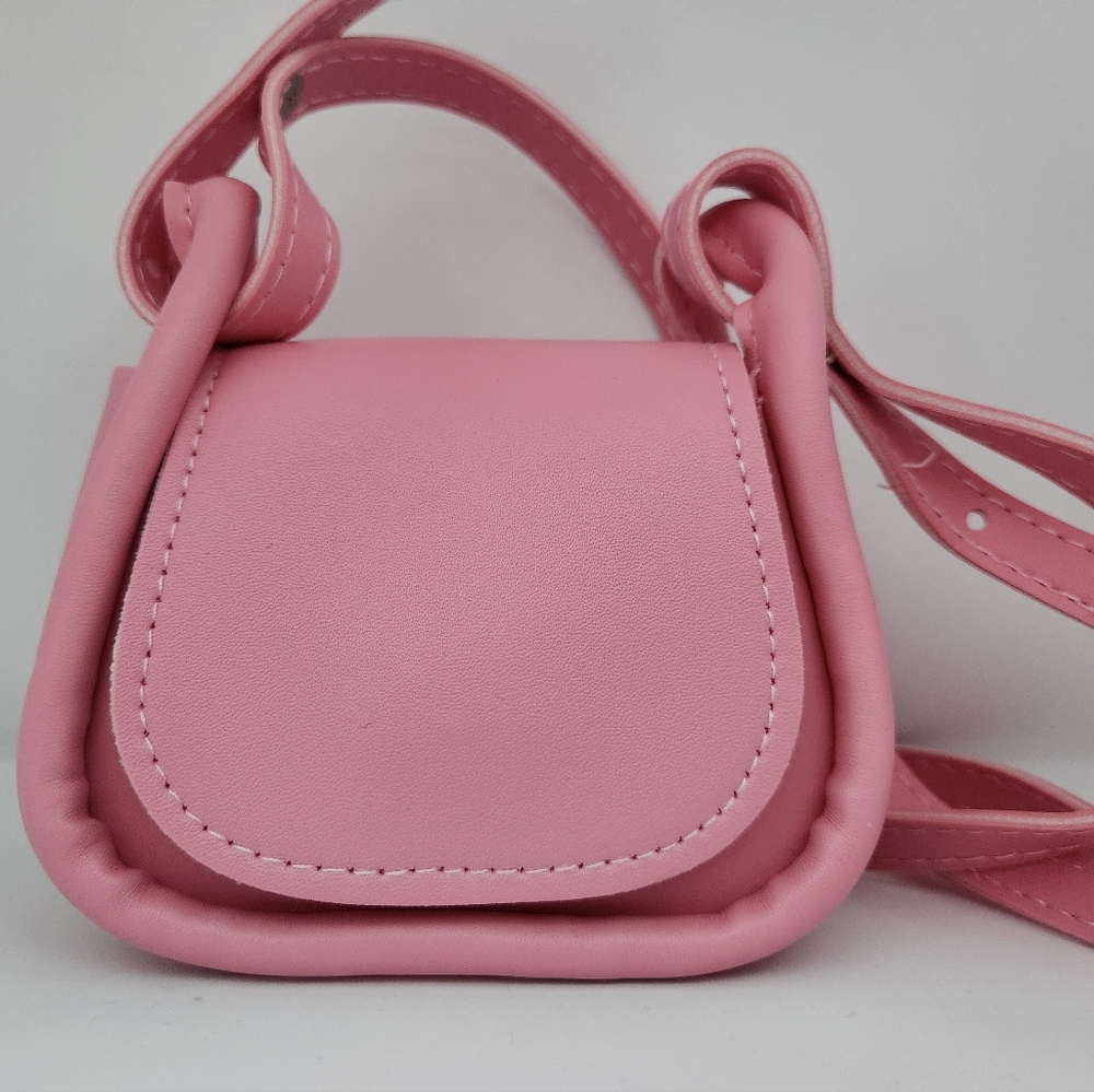 Kids - Mini PU Loop Purse with Crossbody Strap